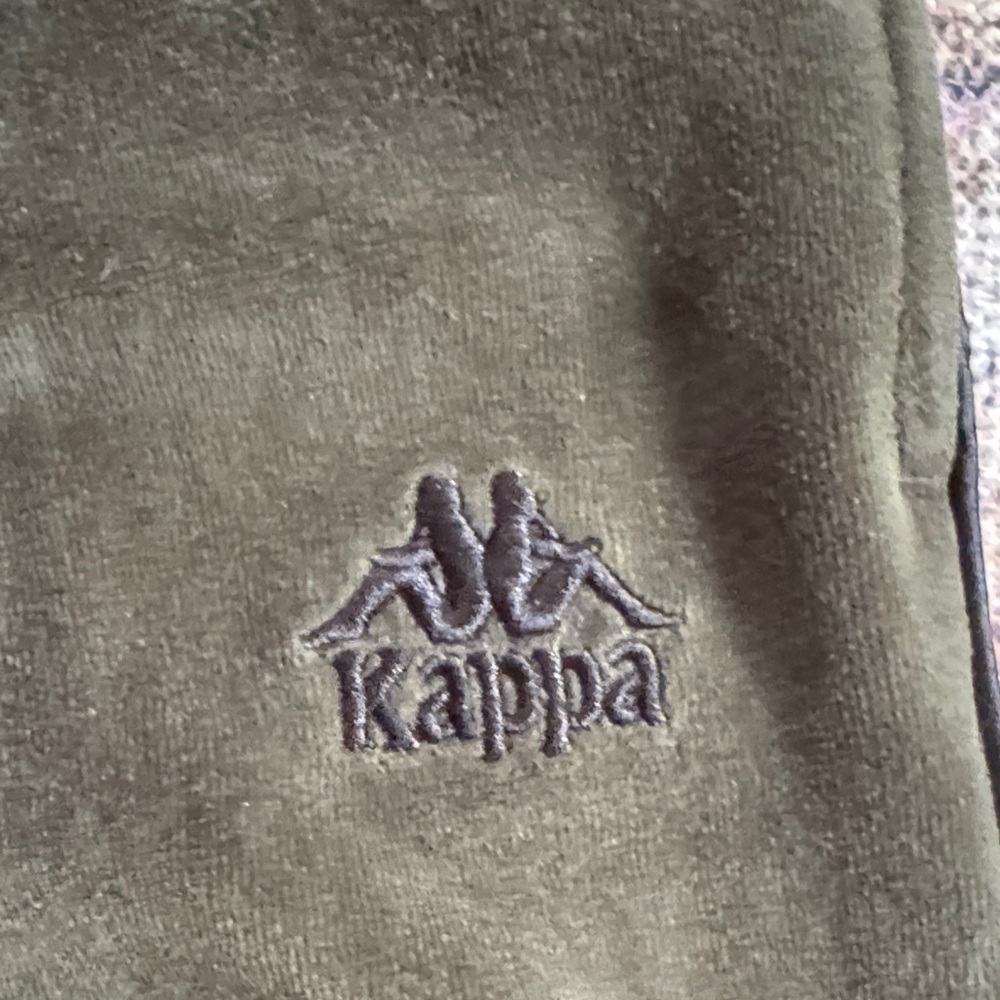 Kappa Women’s Dark Green Joggers with Black Stripe - Picture 3 of 6